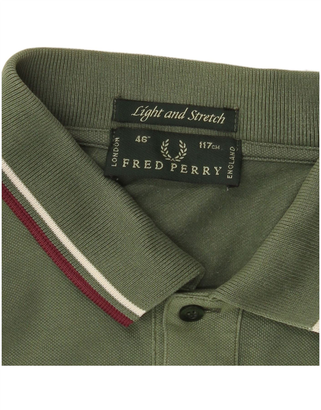 Camisa pólo masculina FRED PERRY grande verde