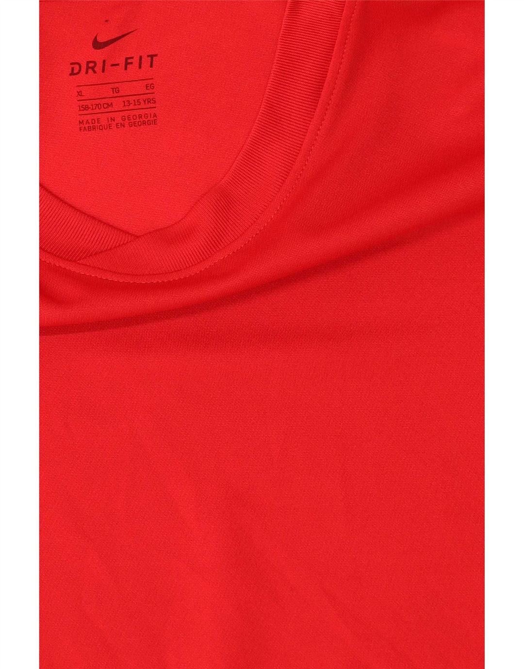 Camiseta Nike Boys Dri Fit Top 13-14 Anos XL Vermelho Poliéster
