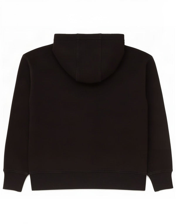 Zara Mens Hoodie Jumper XL Algodão Preto