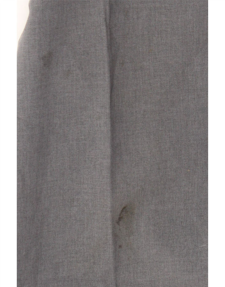 Calça casual reta masculina Farah W34 L27 poliéster cinza