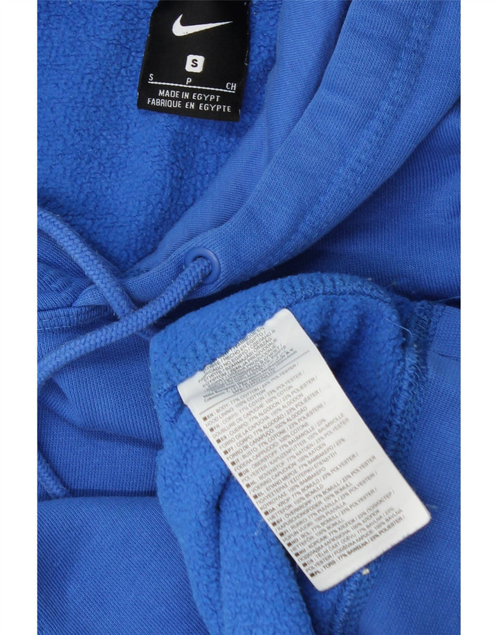 Nike Mens Hoodie Jumper Pequeno Algodão Azul