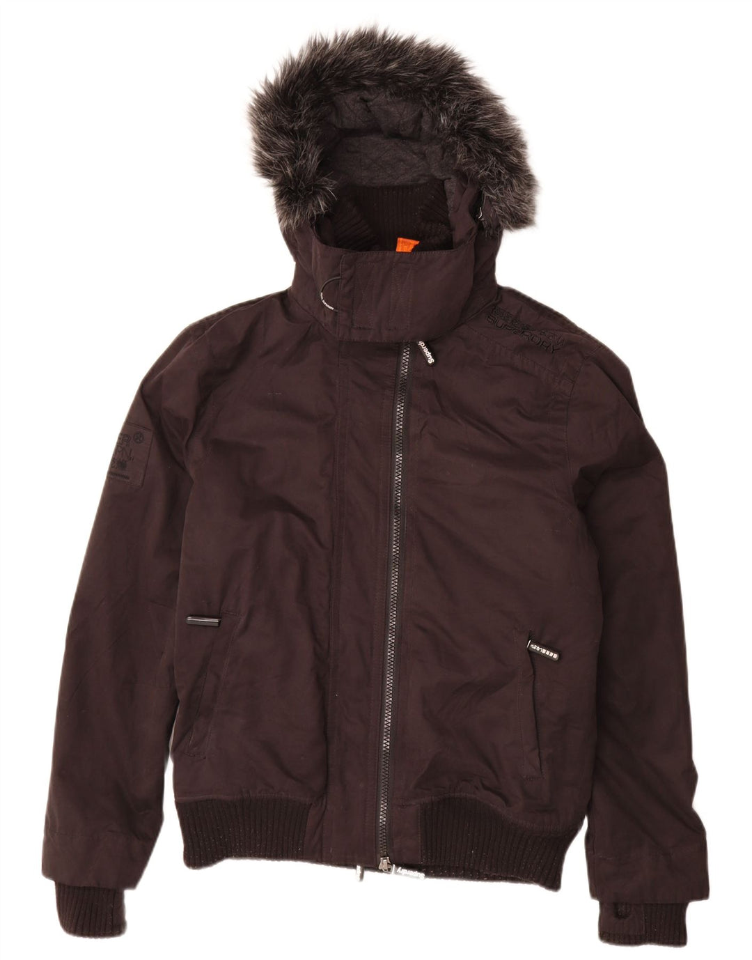 Jaqueta corta-vento masculina Superdry The Windbomber UK 40 grande preta
