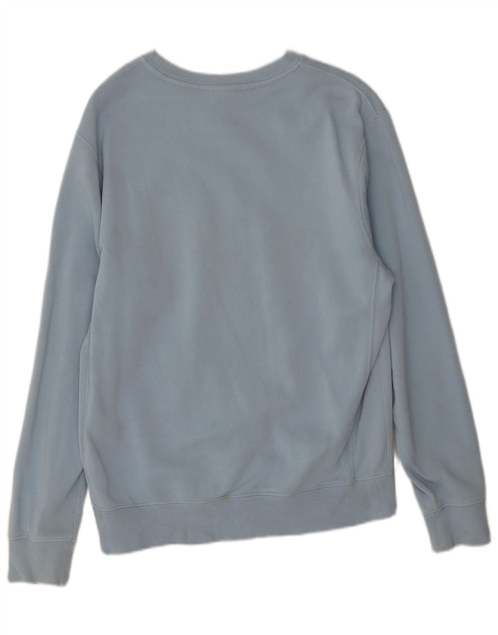 Nike Mens Moletom Jumper Pequeno Algodão Azul