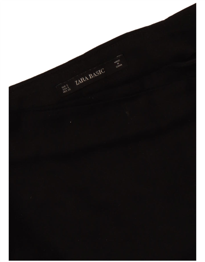 Zara Shorts feminino casual pequeno W26 preto