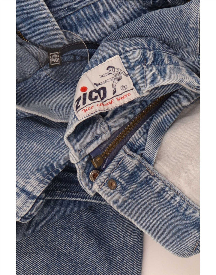 Jaqueta jeans masculina vintage IT 48 azul médio