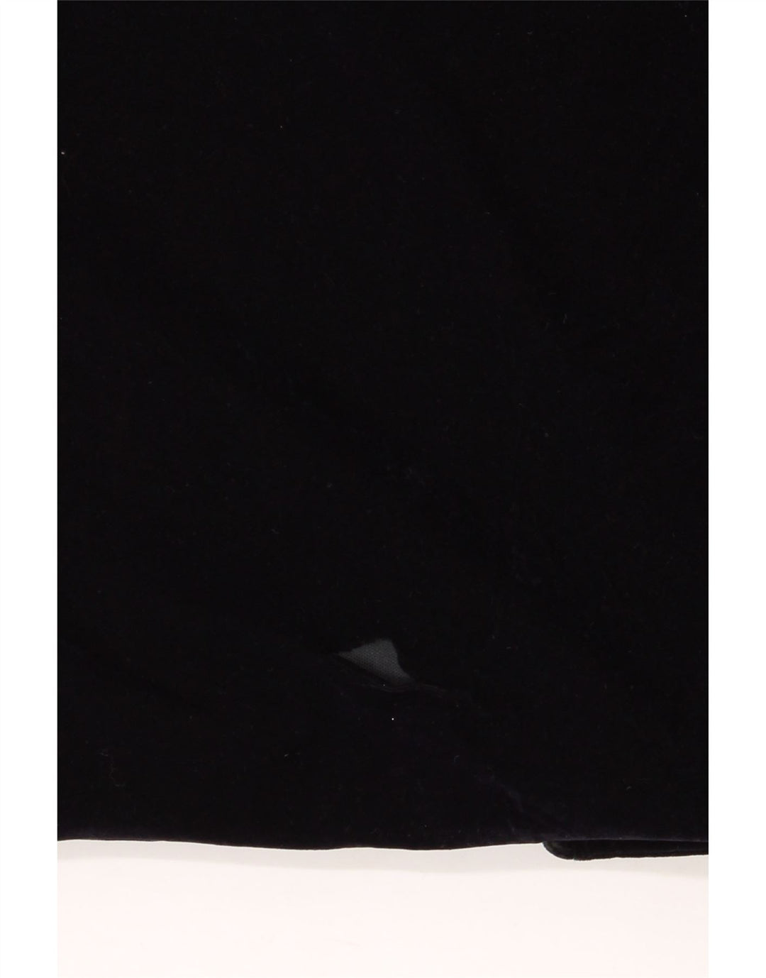 Sobretudo de veludo feminino Jaeger UK 14 poliéster azul marinho médio