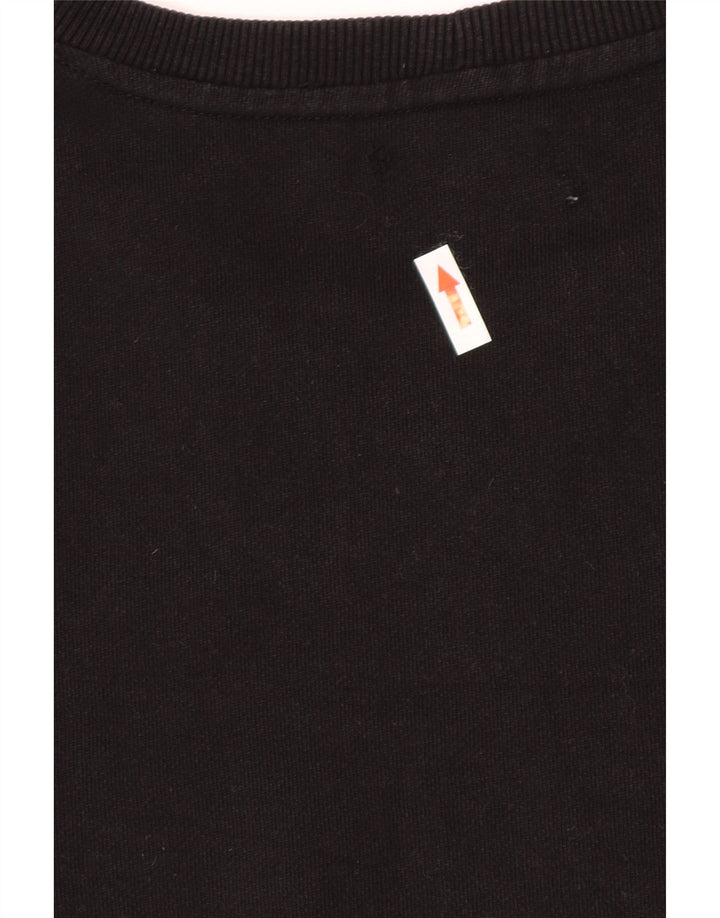 Zara moletom masculino jumper grande algodão preto