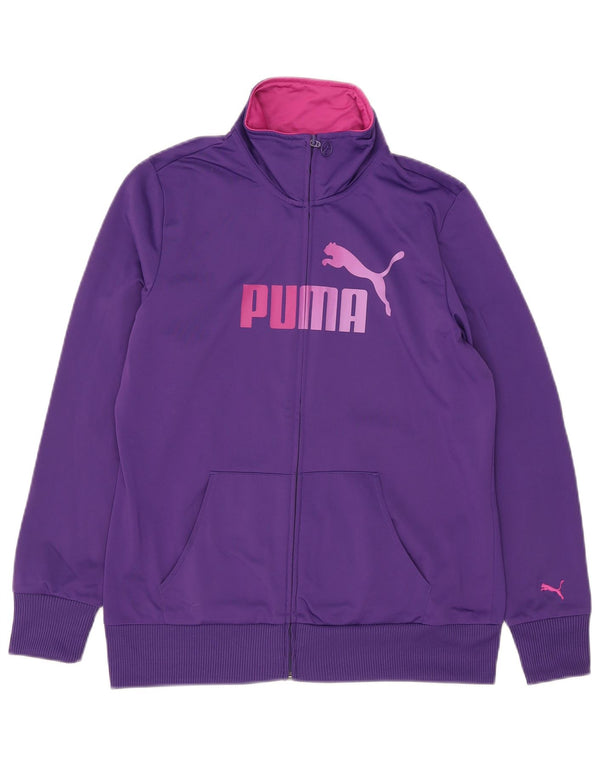 Puma Womens Graphic Tracksuit Top Jacket UK 16 Grande Roxo