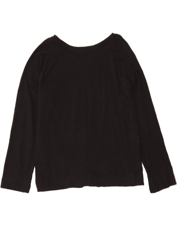 TOMMY HILFIGER Womens Sweatshirt Jumper UK 18 XL Black Cotton Vintage Tommy Hilfiger and Second-Hand Tommy Hilfiger from Messina Hembry 