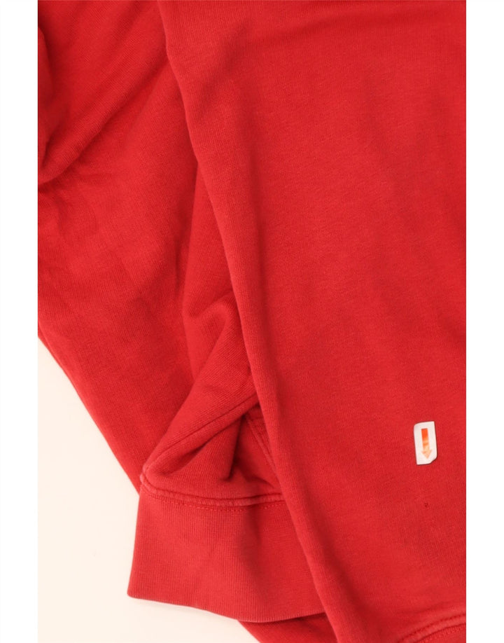 Suéter masculino com capuz e zíper gráfico CHAMPION XL vermelho