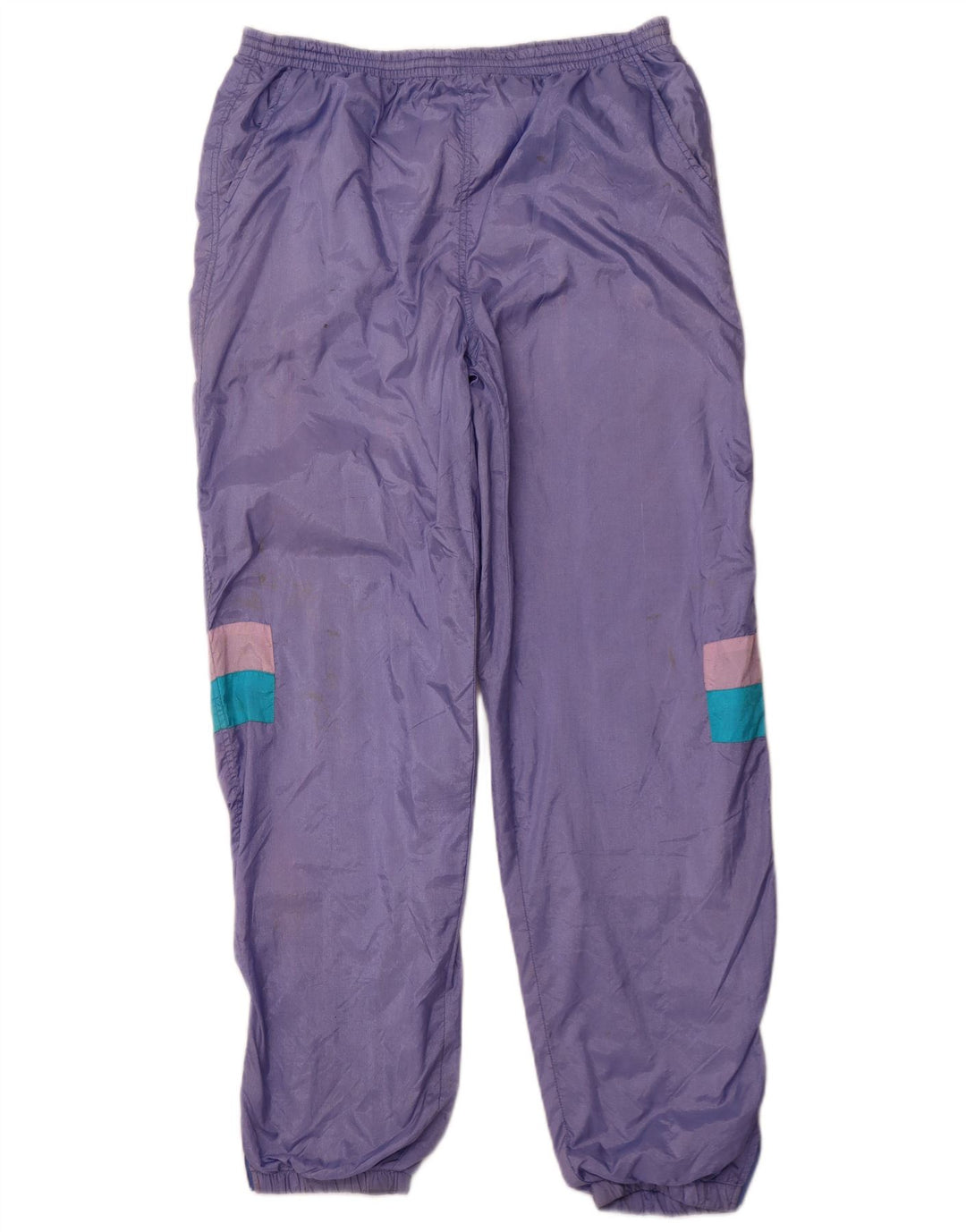 Calça de treino feminina VINTAGE Joggers XL roxo nylon