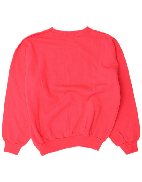Moletom gráfico masculino vintage jumper médio rosa algodão