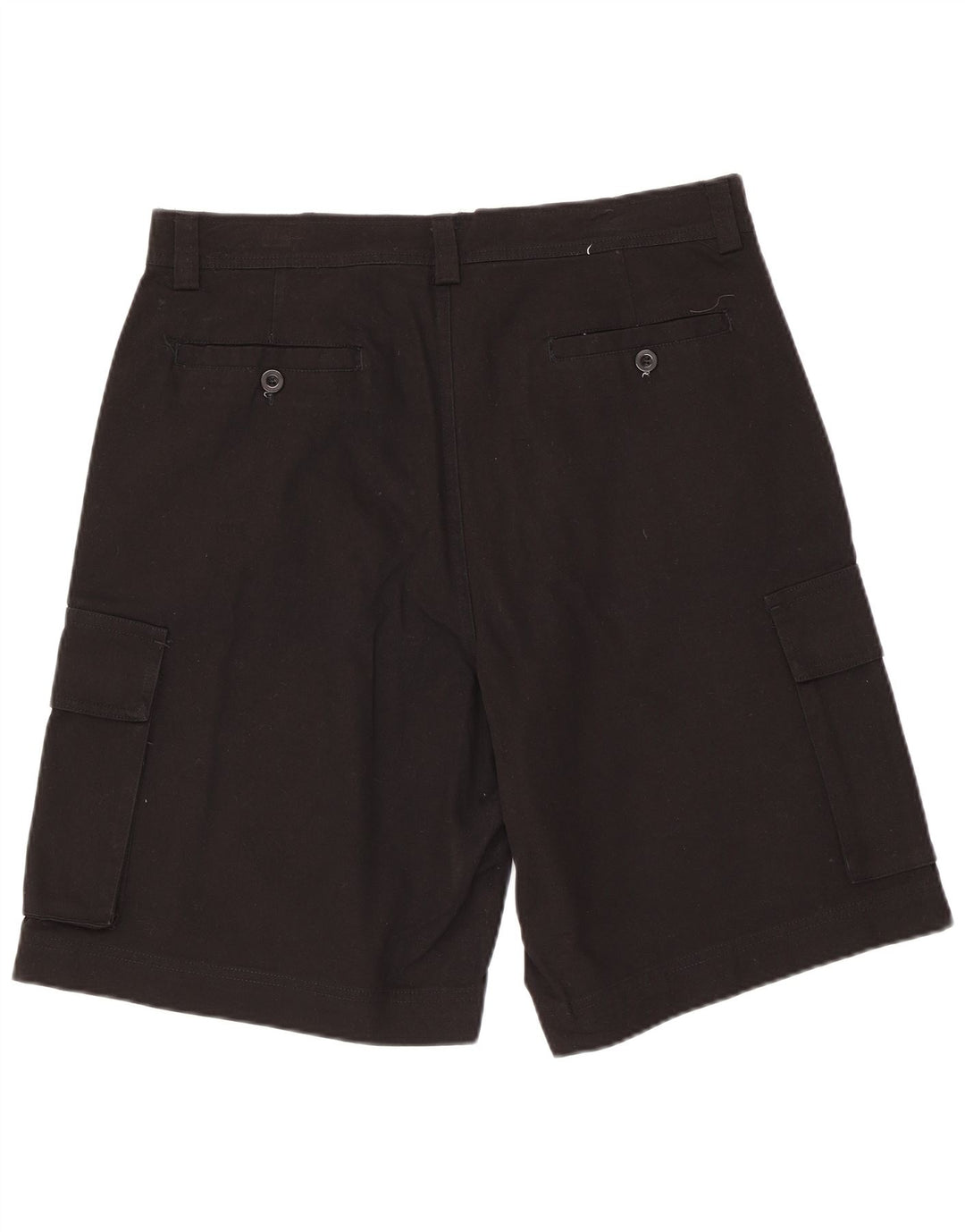 Reebok Mens Cargo Shorts Grande W34 Algodão Preto