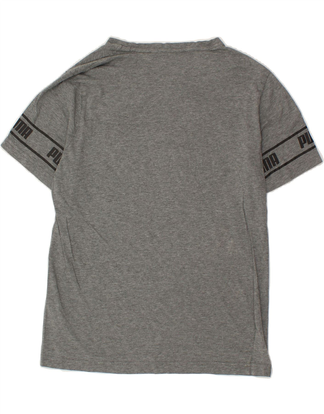 PUMA Mens Graphic T-Shirt Top Medium Grey Cotton Vintage Puma and Second-Hand Puma from Messina Hembry 