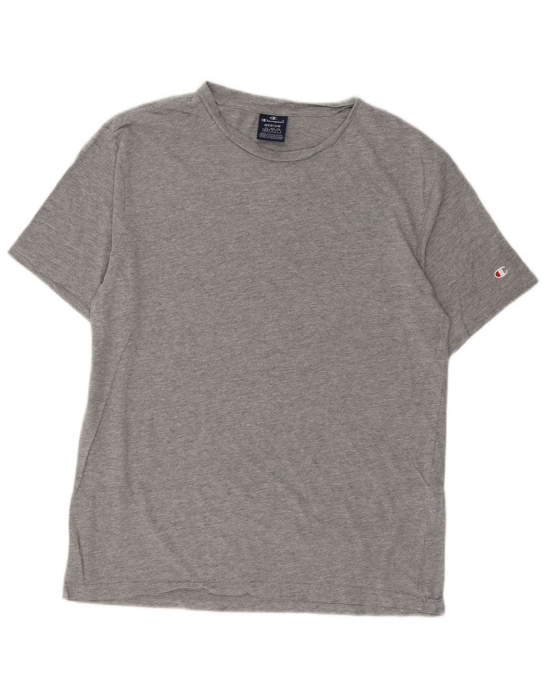 Camiseta masculina Adidas Top cinza médio manchado de algodão