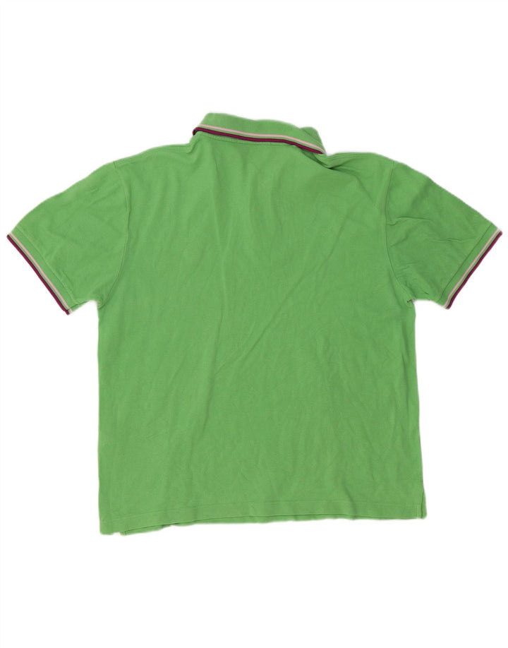 Camisa pólo masculina FRED PERRY algodão verde médio