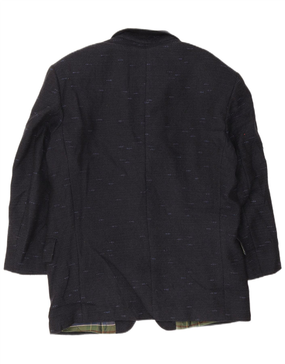 Jaqueta blazer masculina de 4 botões RED'S Reino Unido 40 grande azul marinho manchado