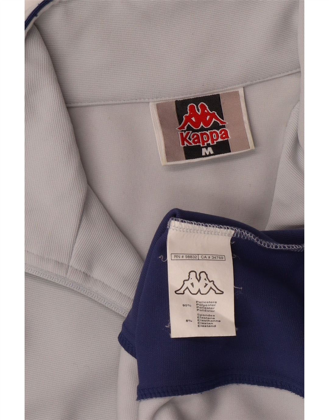 Kappa Mens Treino Top Jacket Medium Blue Colourblock Poliéster