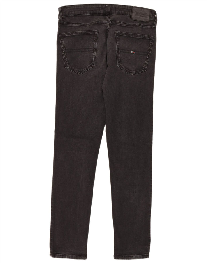 TOMMY HILFIGER Masculino Austin Slim Jeans W32 L32 Algodão Preto