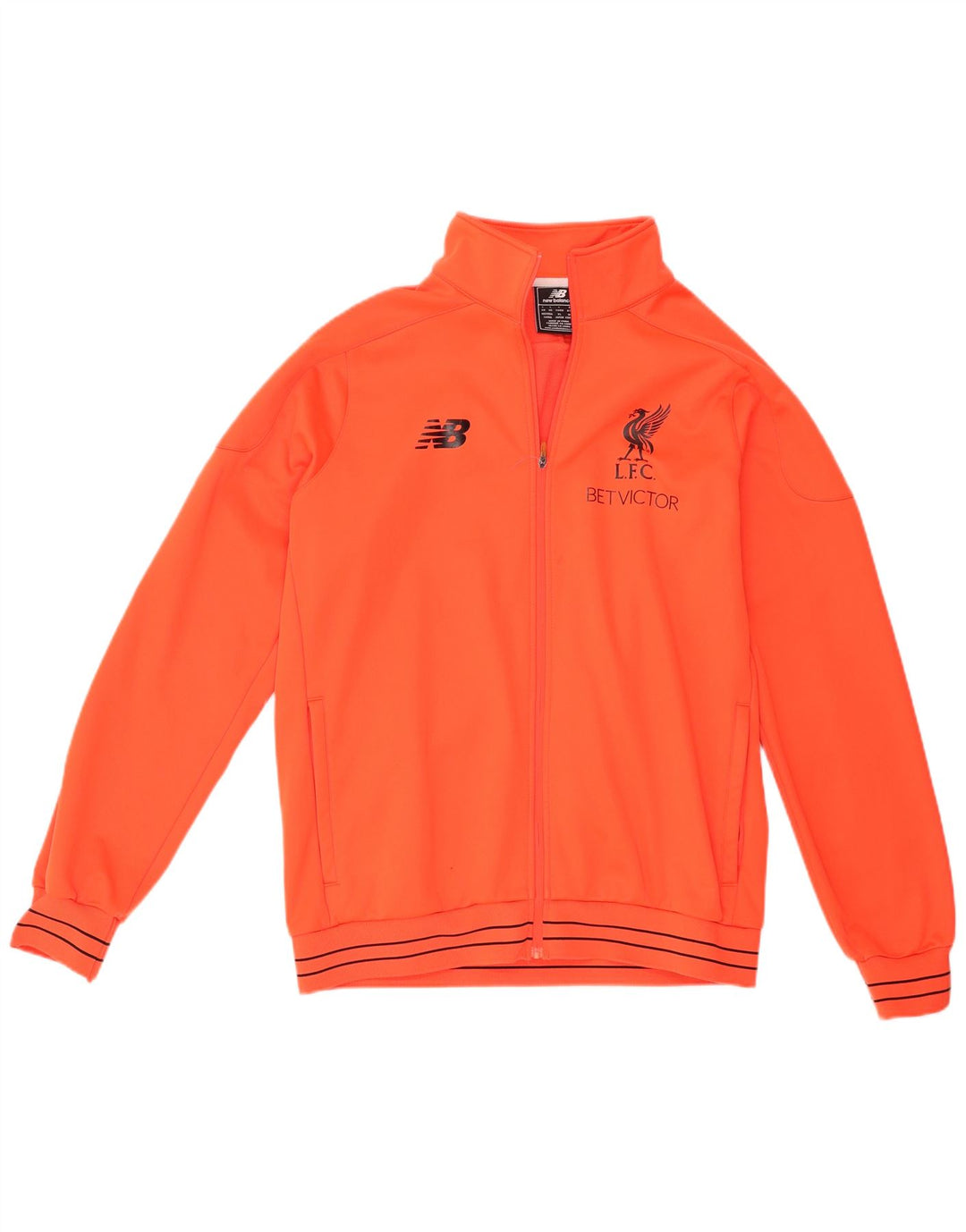 New Balance Masculino Liverpool Graphic Tracksuit Top Jaqueta Grande Laranja