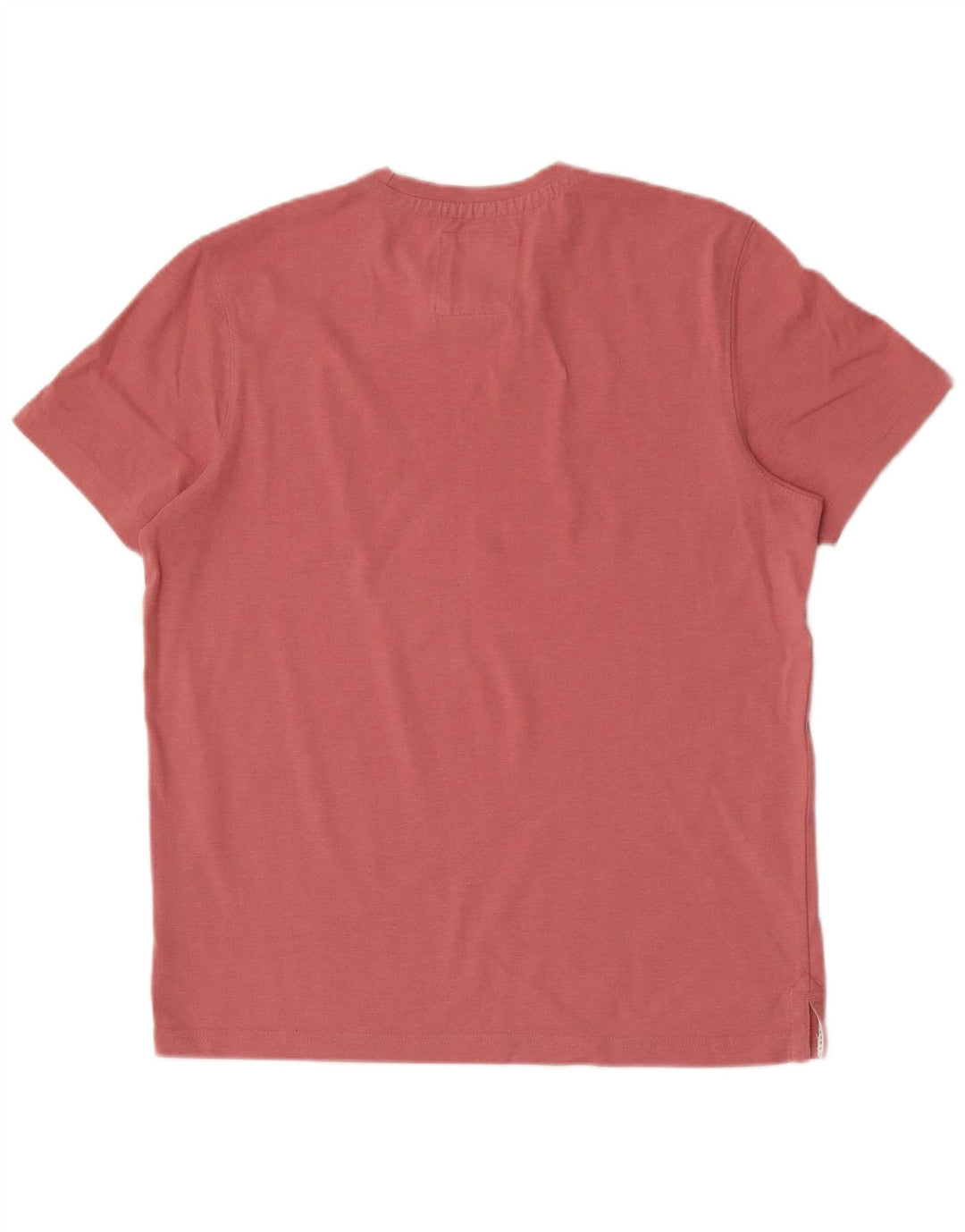 Camiseta masculina CREW CLOTHING Top médio algodão rosa