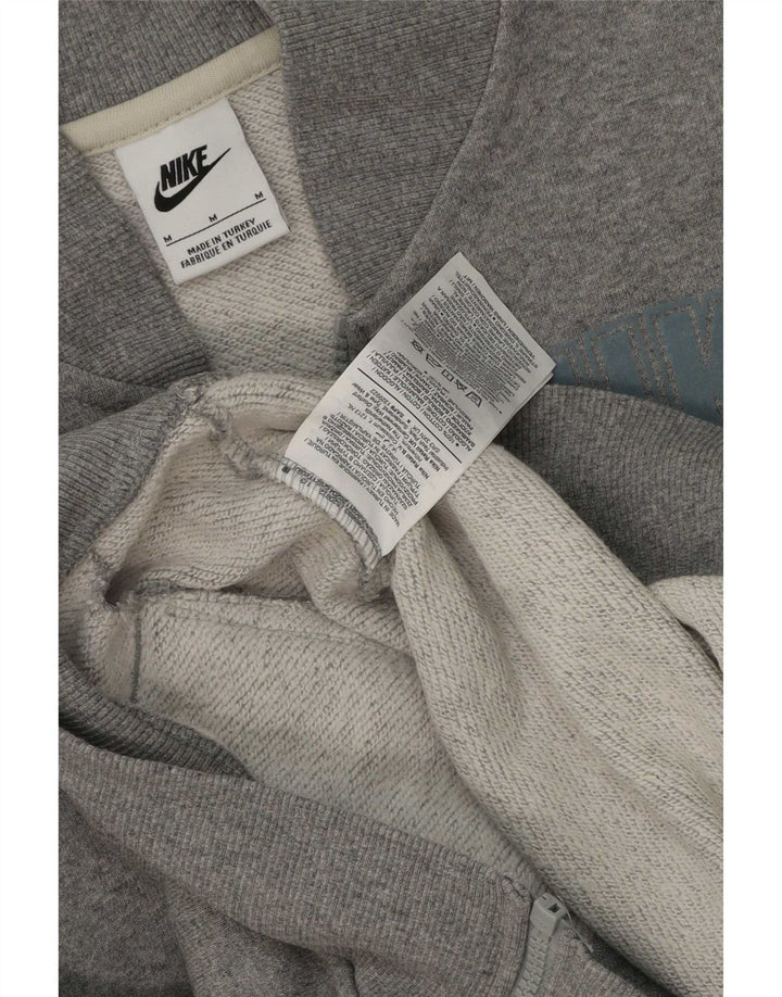 Jaqueta masculina Nike Graphic Tracksuit Top cinza médio algodão colorblock