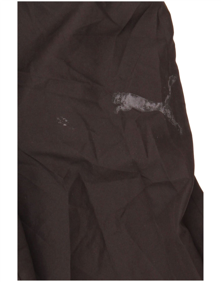 Calça de treino feminina PUMA UK 8 pequena poliéster preto