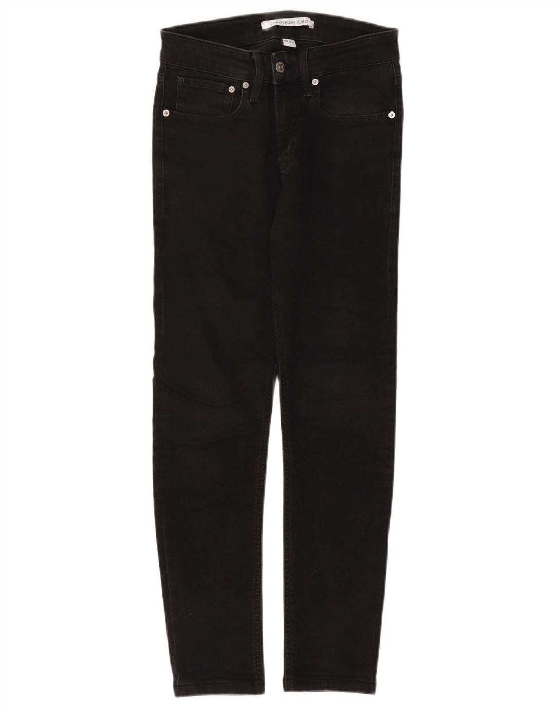 Calvin Klein Jeans Slim Feminino W29 L26 Algodão Preto