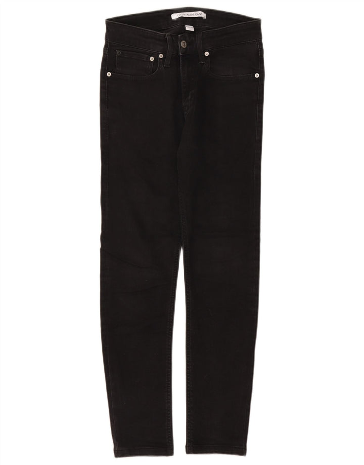Calvin Klein Jeans Slim Feminino W29 L26 Algodão Preto