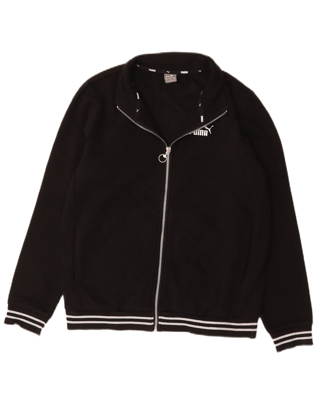 Puma Mens Tracksuit Top Jacket Médio Algodão Preto