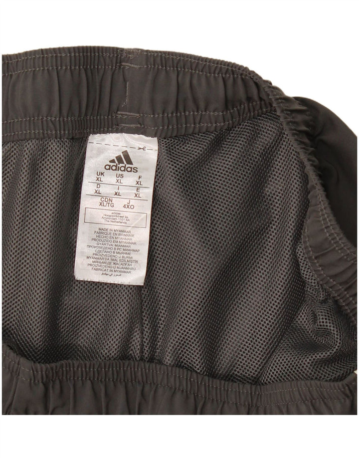 Shorts esportivos masculinos Adidas XL cinza poliéster