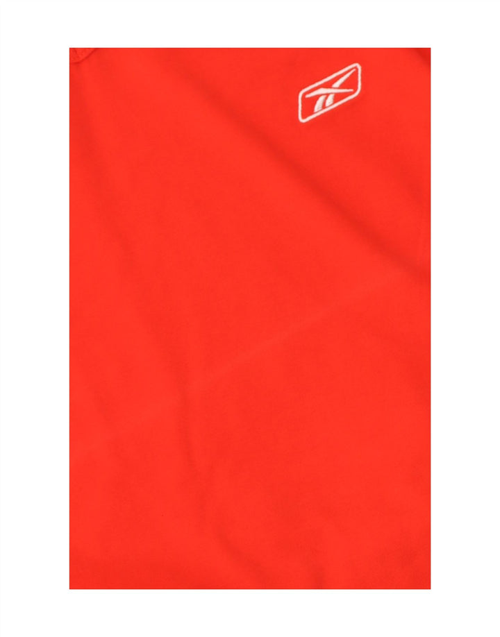 Camiseta feminina Reebok Top UK 14 grande algodão vermelho