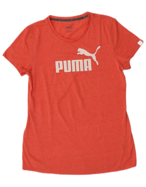 Puma Camiseta Feminina Graphic Top UK 14 Grande Laranja