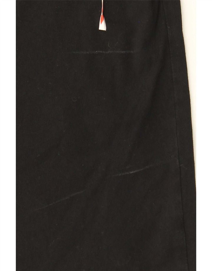 Camiseta masculina Zara Top grande de algodão preto