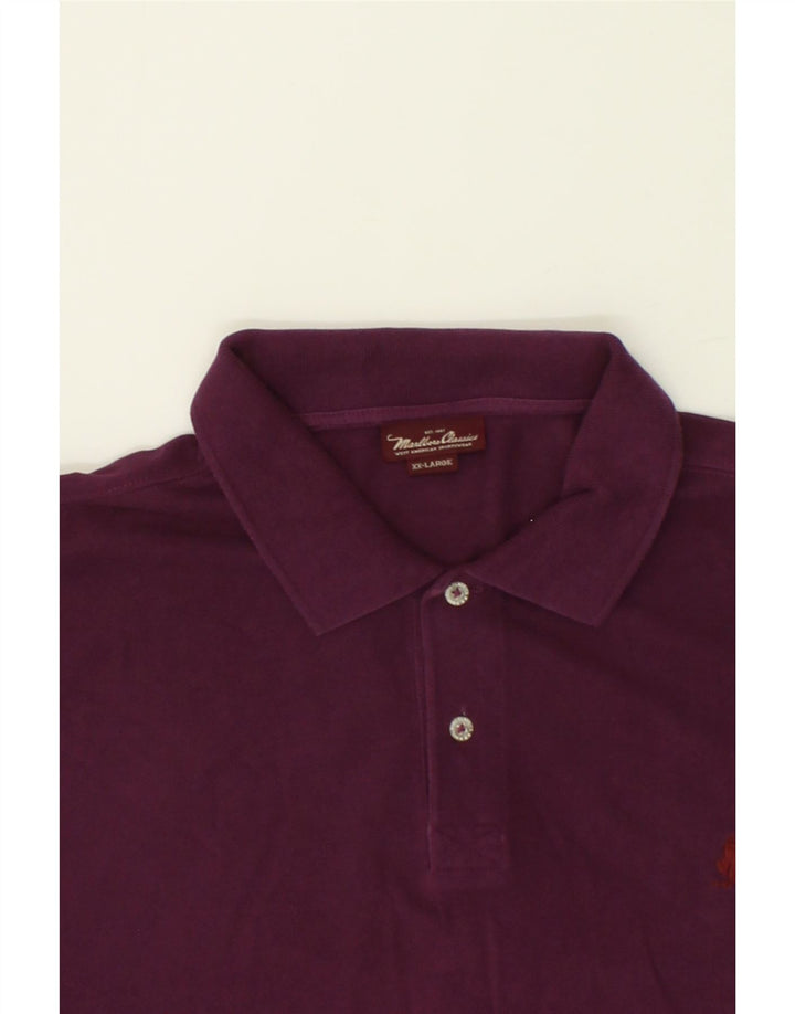 Camisa polo masculina MARLBORO CLASSICS 2XL algodão roxo