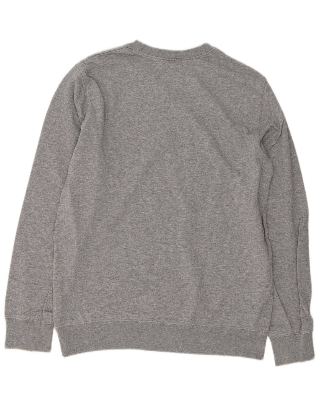 Carhartt moletom gráfico masculino jumper médio cinza algodão manchado
