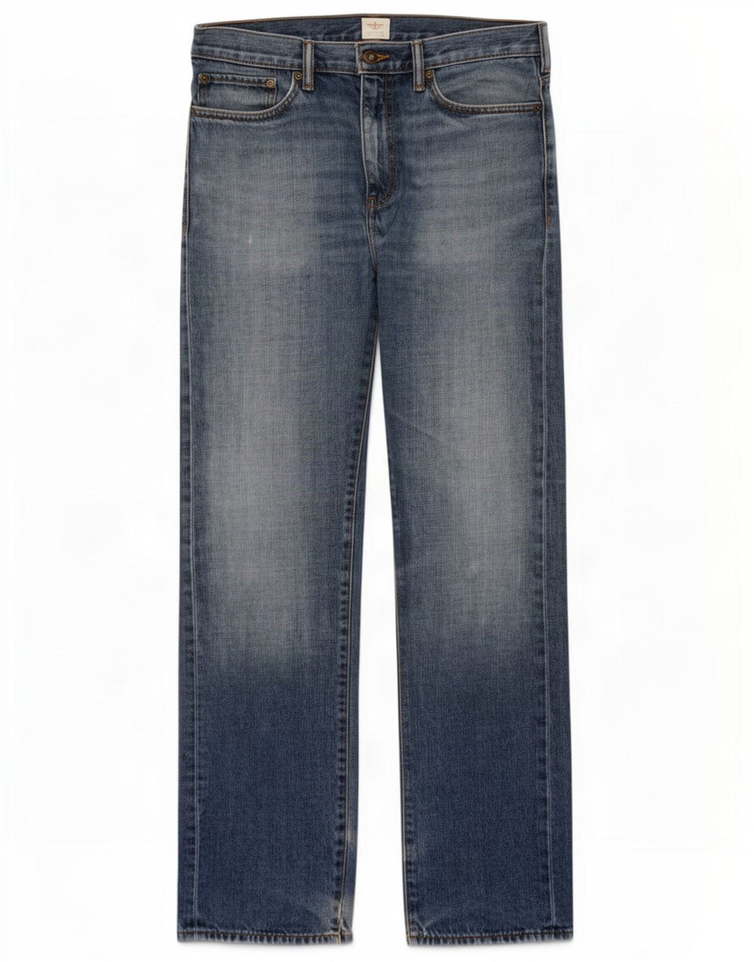 Calça jeans reta masculina Dockers W34 L34 azul algodão