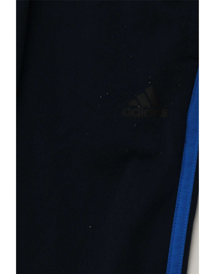 Calça de treino masculina Adidas médio azul marinho poliéster