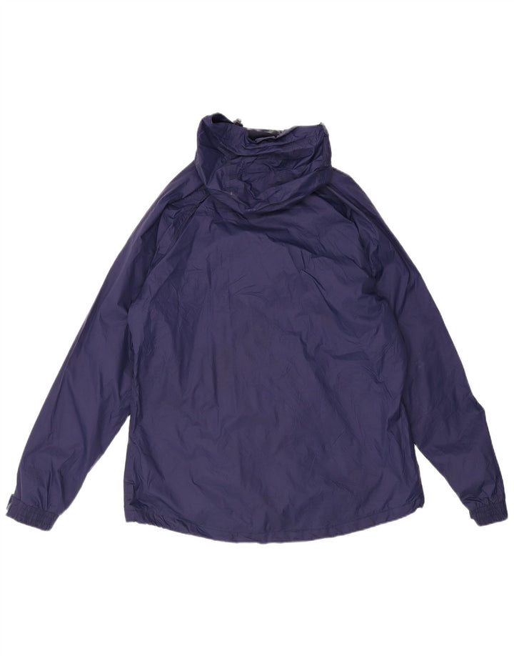 Jaqueta de chuva feminina com capuz Mountain Warehouse Reino Unido 16 grande azul marinho nylon