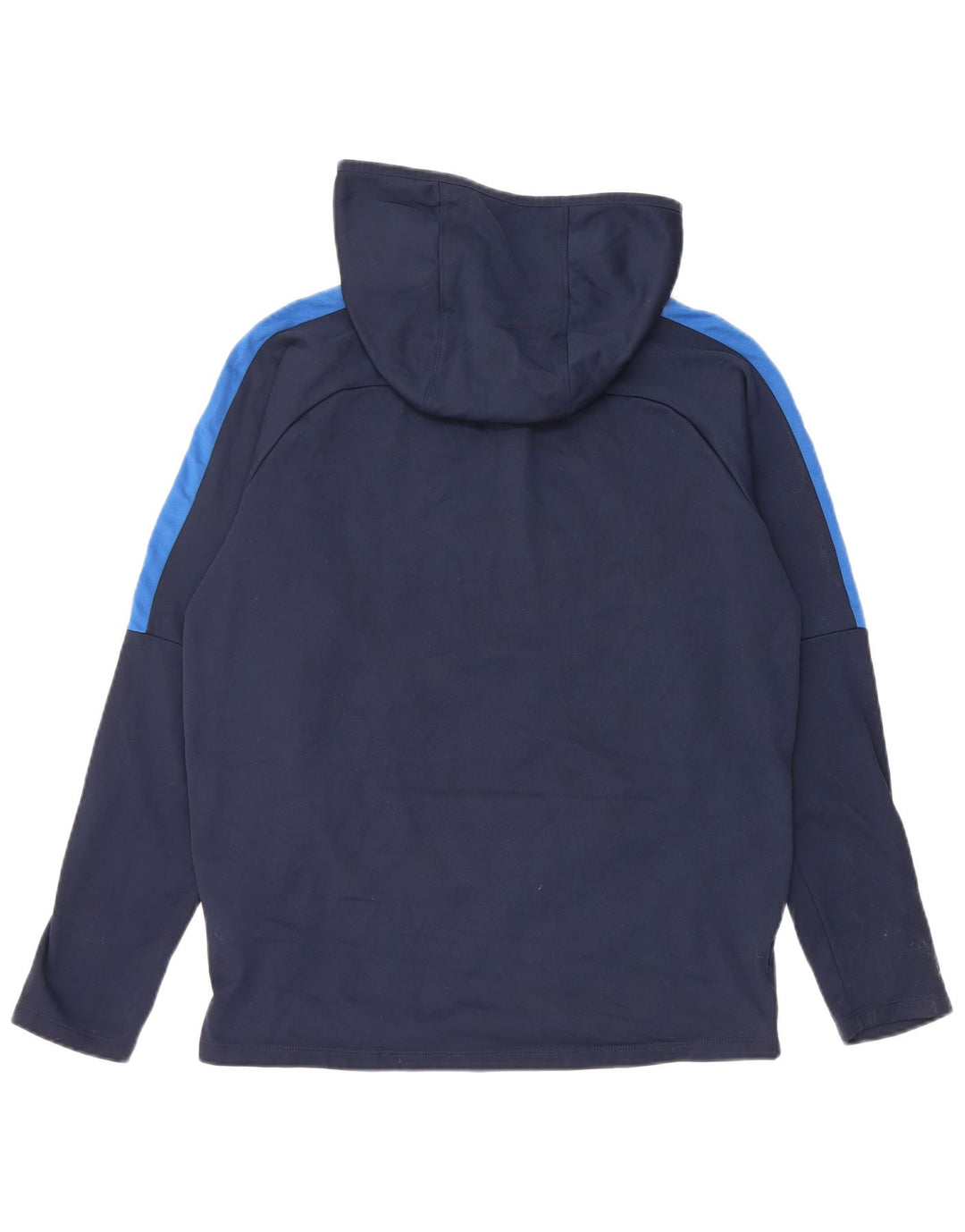 Jumper com capuz masculino Nike médio azul marinho colorblock poliéster