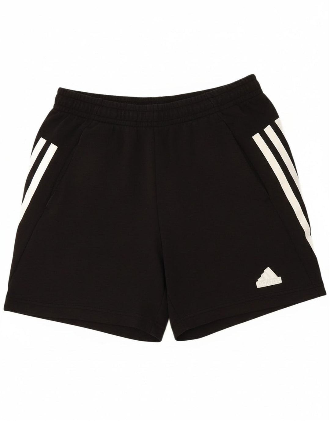 ADIDAS Mens Sport Shorts Médio Algodão Preto