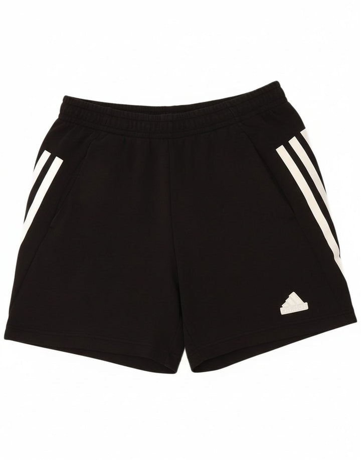 ADIDAS Mens Sport Shorts Médio Algodão Preto