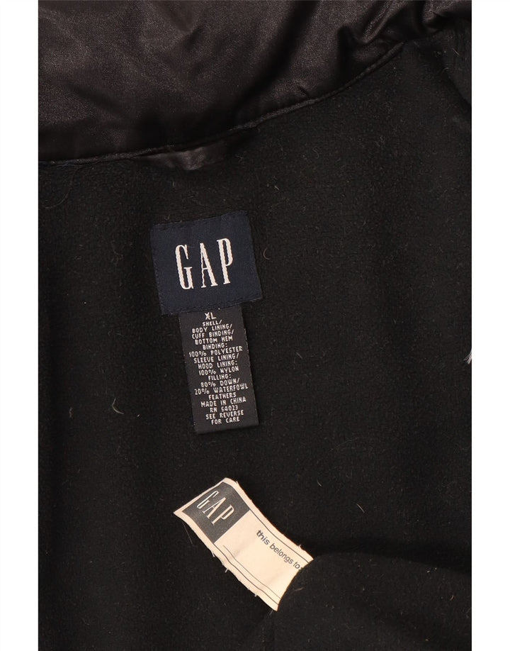 Jaqueta acolchoada feminina Gap UK 18 XL poliéster preto