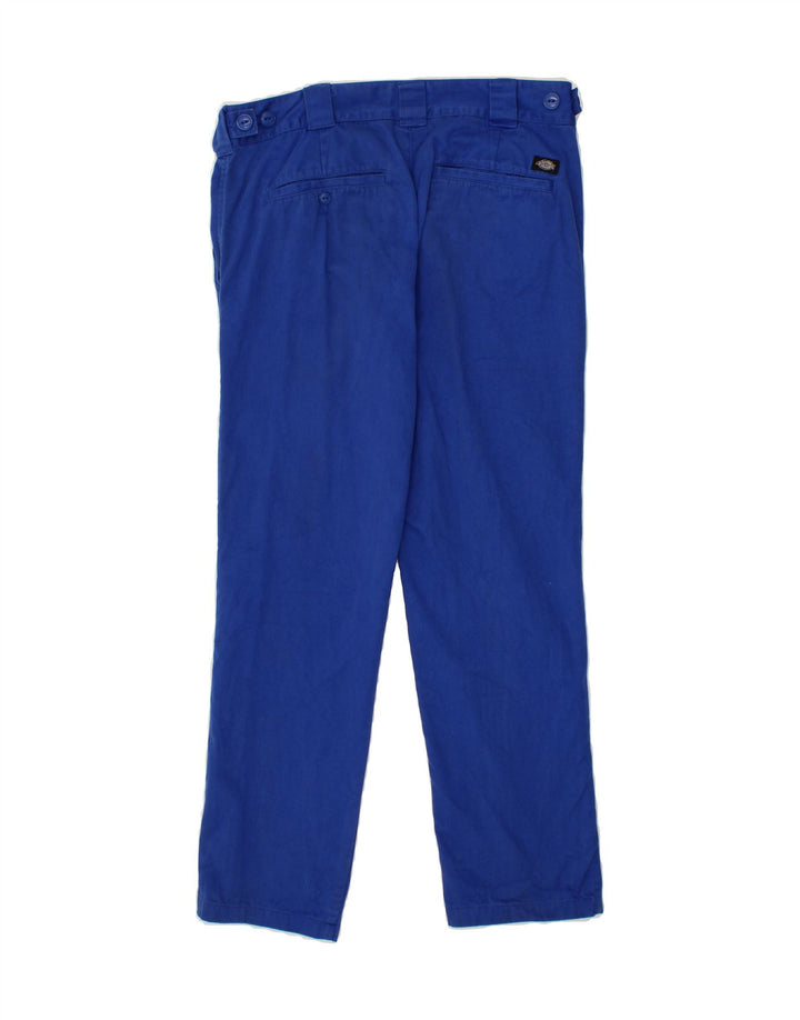DICKIES Mens Straight Chino Trousers W32 L28 Blue Cotton Vintage Dickies and Second-Hand Dickies from Messina Hembry 