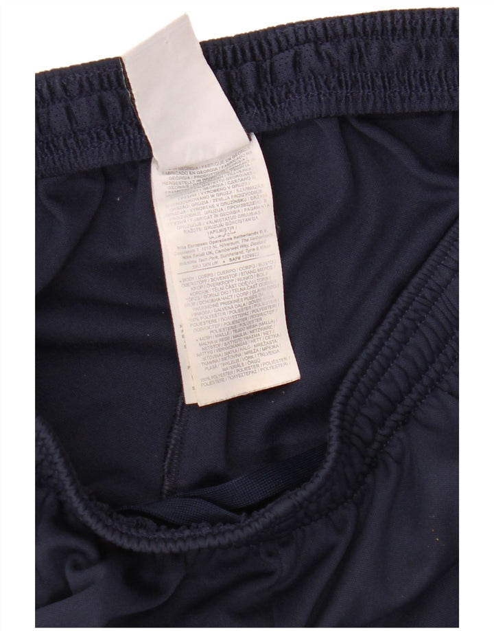 Calça de treino masculina Nike Dri Fit grande poliéster azul marinho