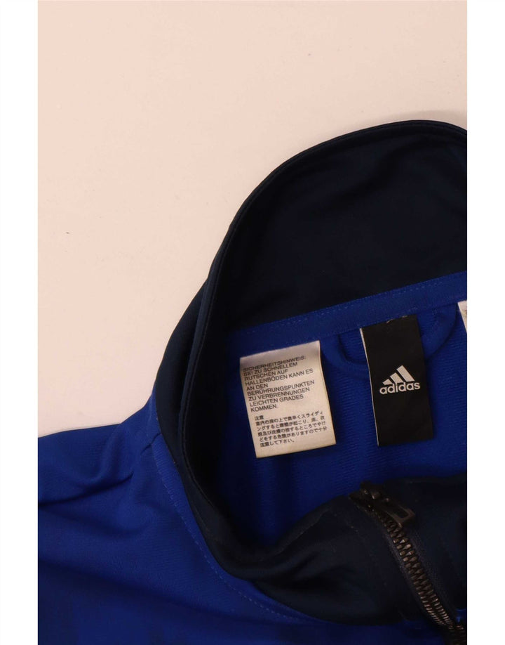 Adidas Mens Tracksuit Top Jacket Grande Azul Marinho Colorblock