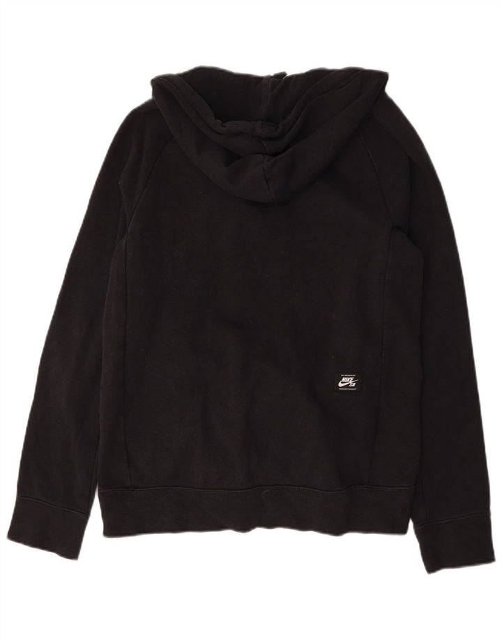 Suéter Nike masculino com capuz e zíper, pequeno, preto, algodão
