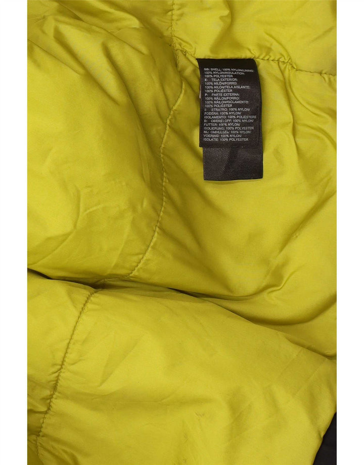 Jaqueta corta-vento masculina The North Face UK 38 cinza médio colorblock nylon