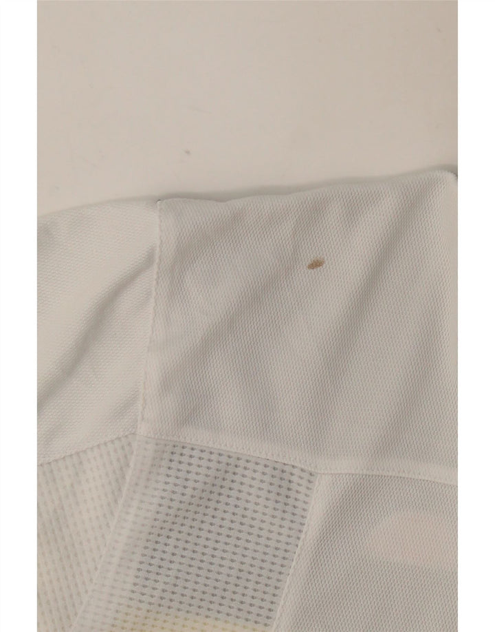 Camisa polo masculina ELLESSE grande poliéster colorblock branco