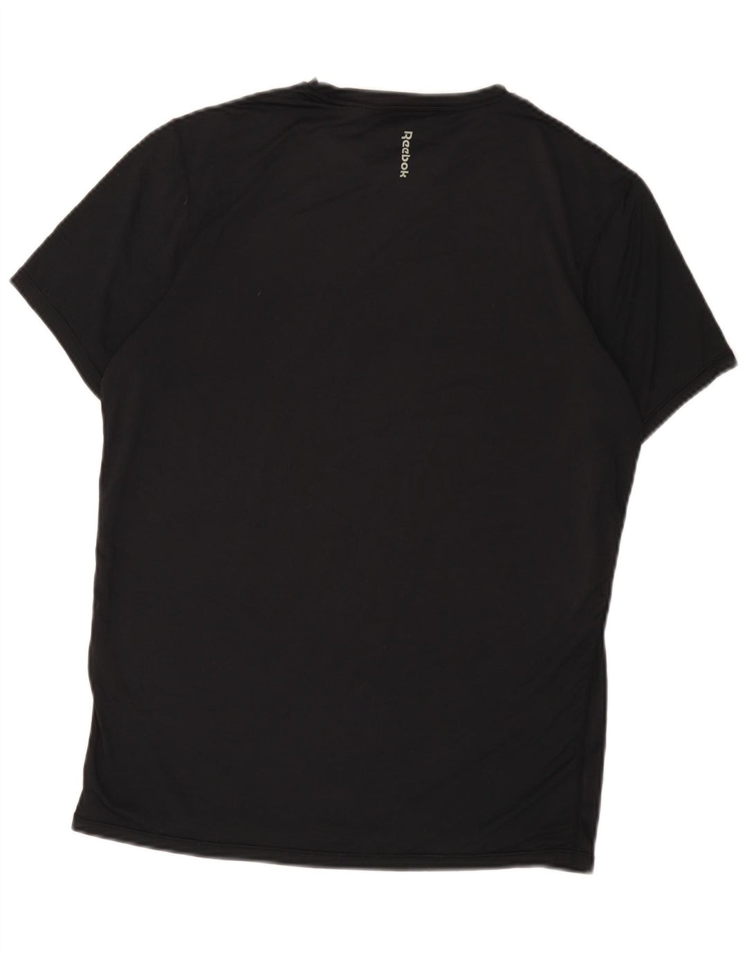 Camiseta masculina Reebok Top médio preto poliéster